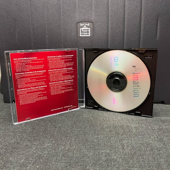 NWOT 10-Pack Imation CD-R 24x 80min/700MB 1x-24x Compatible, Recordable (1of3) - Picture 2 of 12